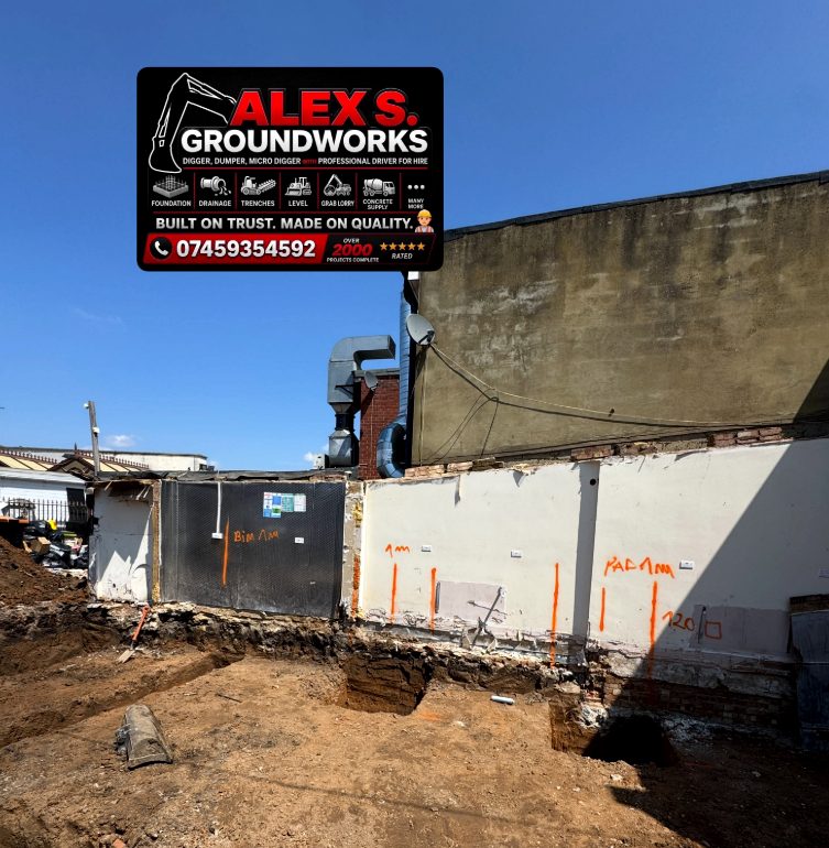 Drainage trench