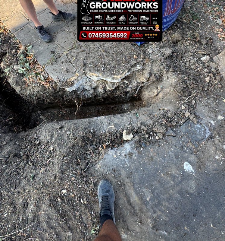 Extension foundation dig