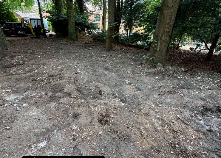 Strip foundation dig